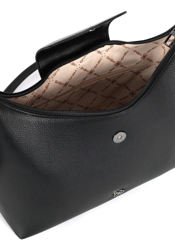 Bolsa Feminina Anne Gash Transversal Em PU Preto 4