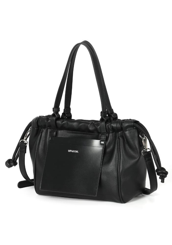 Bolsa Feminina Tote String Transversal Up4you Preto 2
