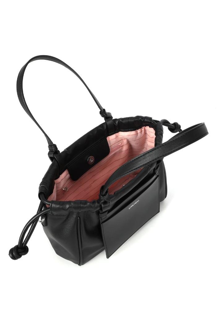 Bolsa Feminina Tote String Transversal Up4you Preto 4