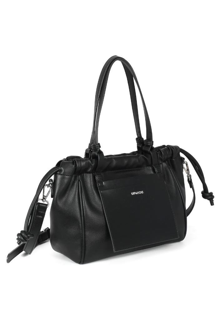 Bolsa Feminina Tote String Transversal Up4you Preto 6