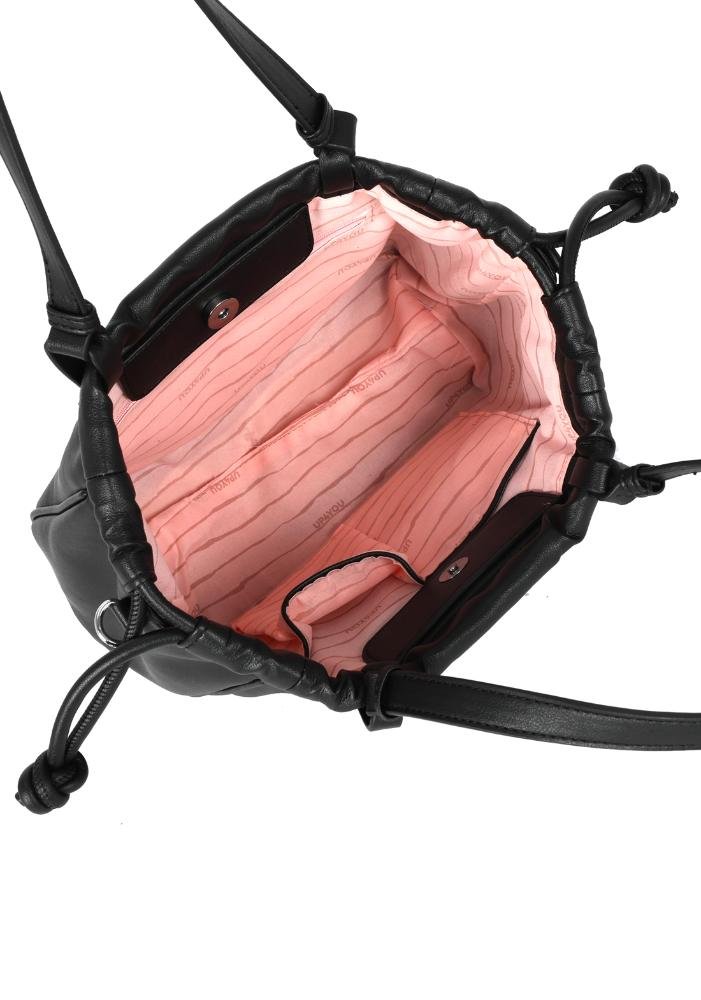 Bolsa Feminina Tote String Transversal Up4you Preto 8