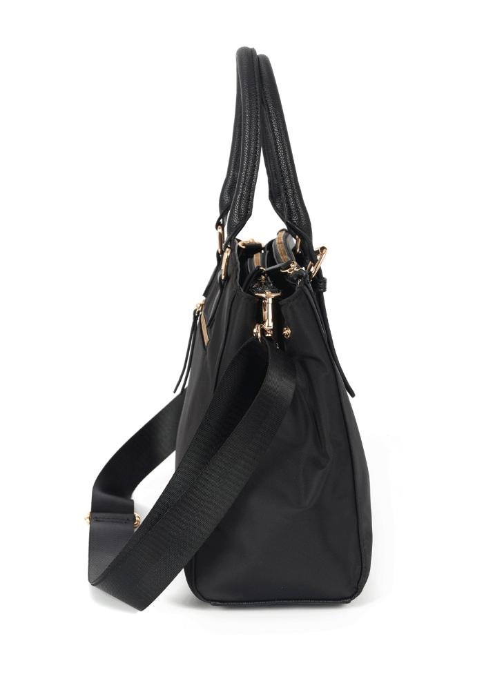 Bolsa Feminina Vera Média Transversal Gash Preto 4