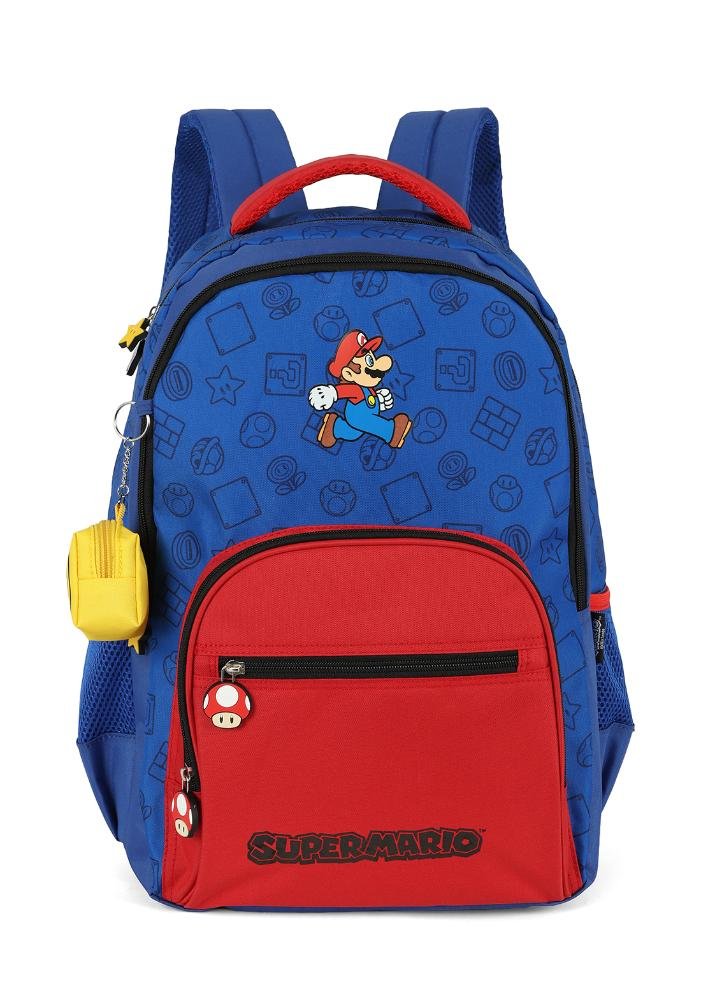 Mochila de Costas Super Mario Bros Com Porta Moedas Up4you