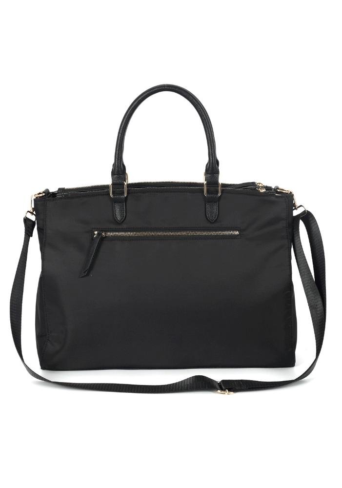 Bolsa Grande Feminina Vera Transversal Gash Preto 4