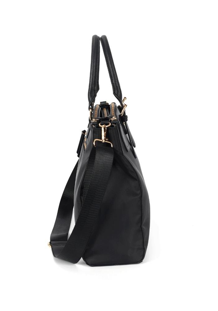 Bolsa Grande Feminina Vera Transversal Gash Preto 5