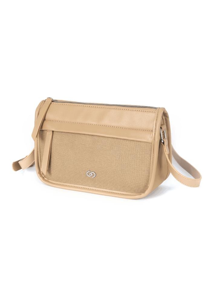 Bolsa Gash Feminina Transversal para Passeio Bege 3