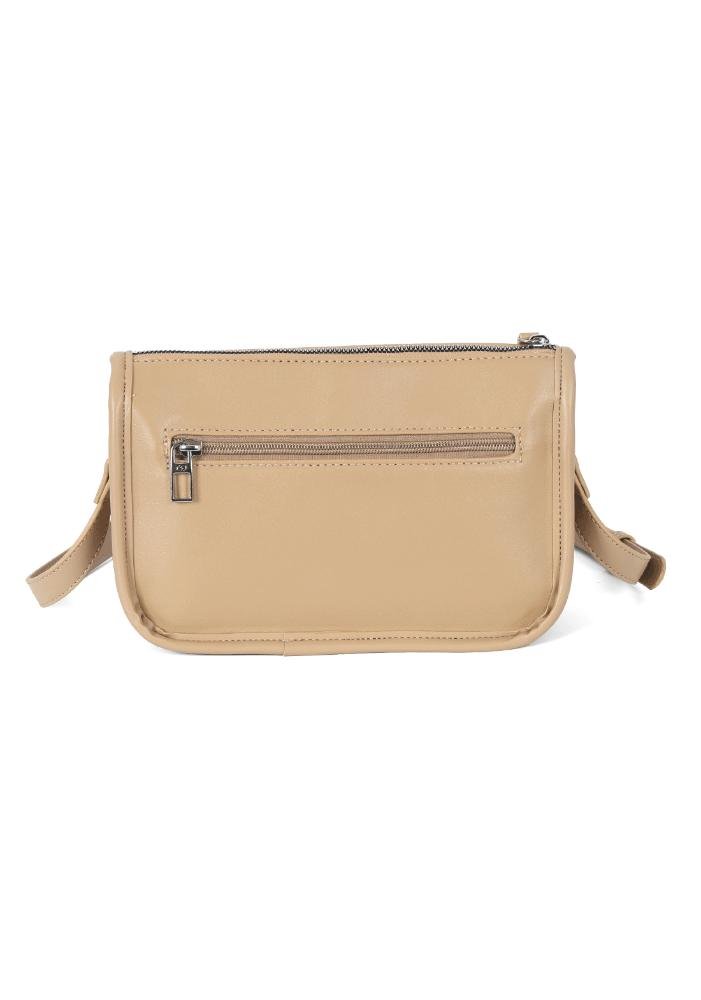 Bolsa Gash Feminina Transversal para Passeio Bege 10