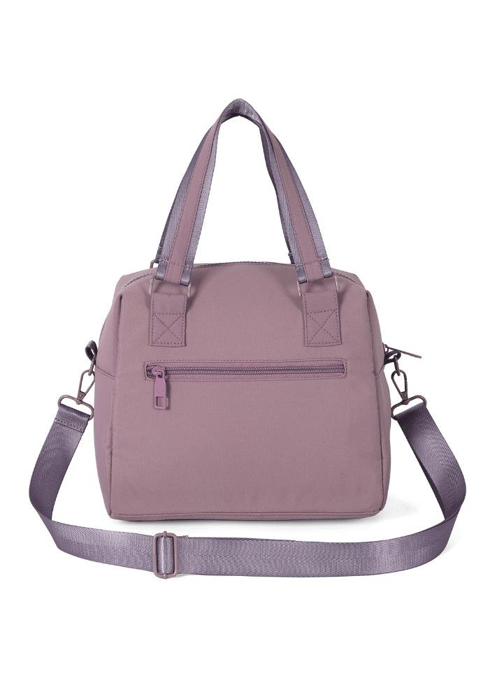 Bolsa Lancheira Transversal Baú Em Náilon Up4you Roxo 3