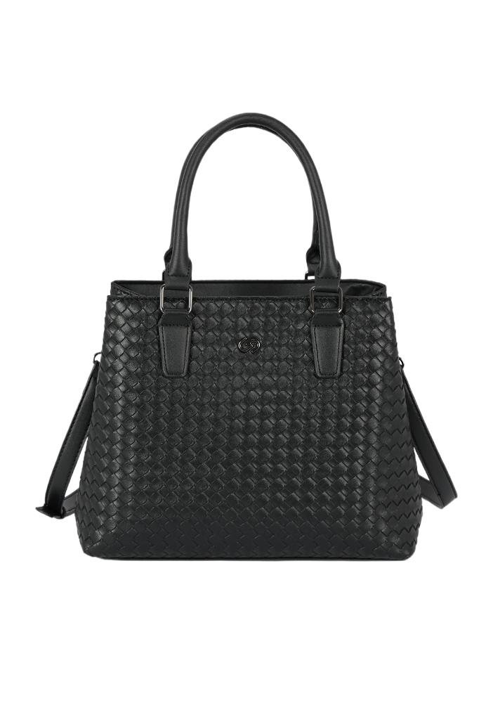 Bolsa Feminina Gash Square Texturizada Preto 3