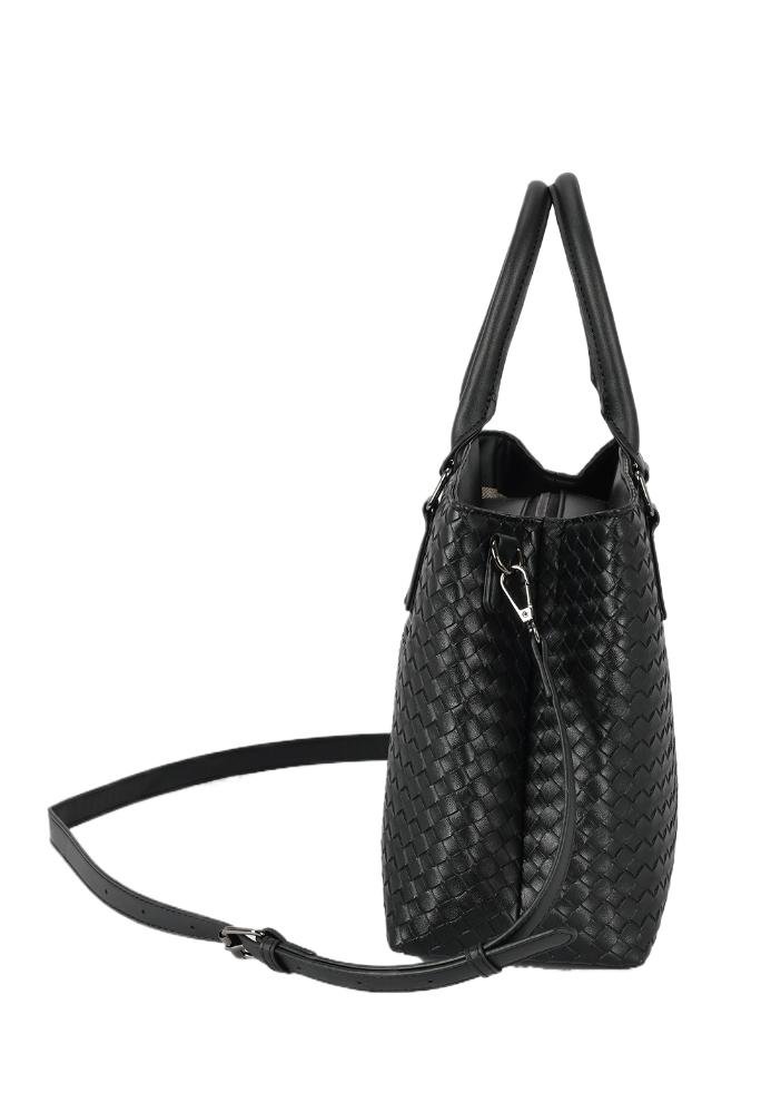 Bolsa Feminina Gash Square Texturizada Preto 2