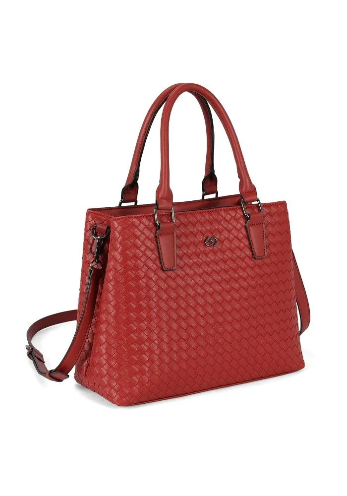 Bolsa Feminina Gash Square Texturizada Vermelho 2