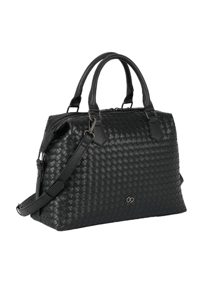 Bolsa Feminina Gash Texturizada De Ombro Preto 2