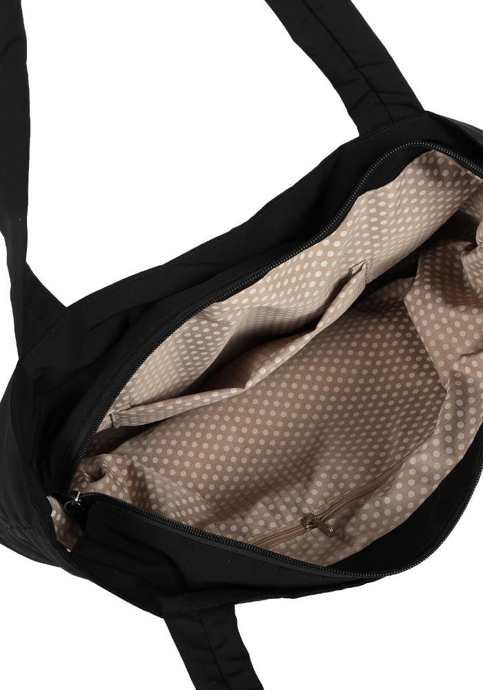 Bolsa Tote Em Náilon Com Bolso Frontal
