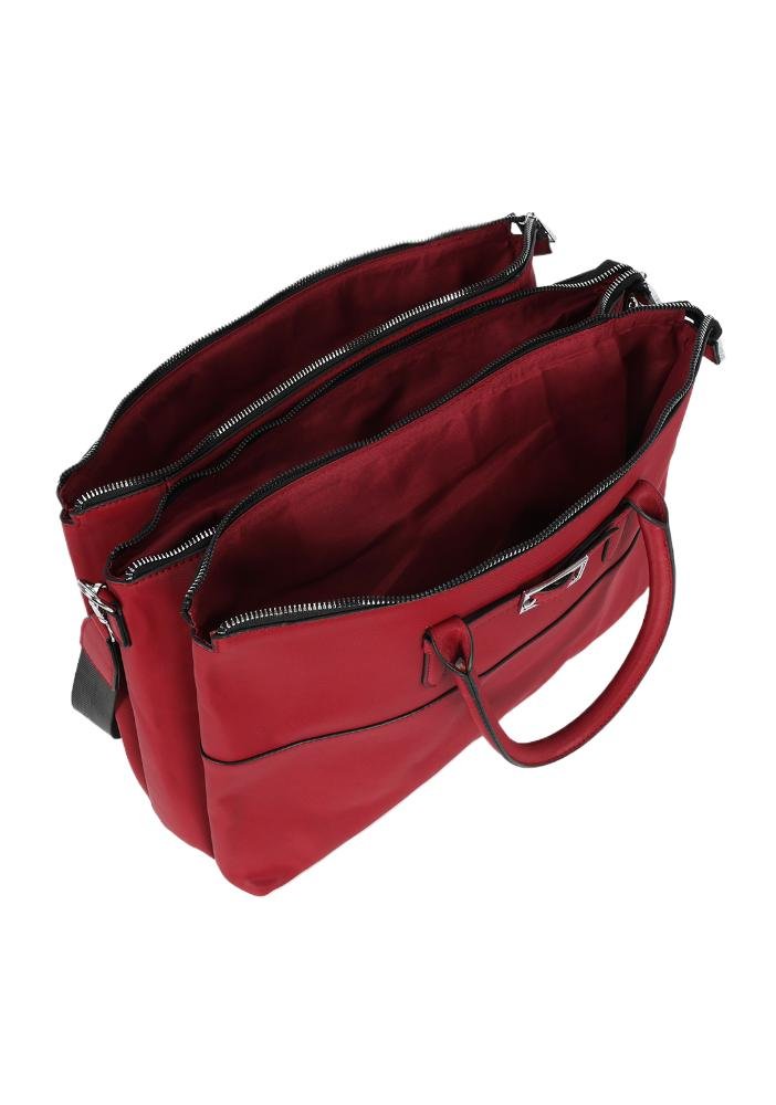 Bolsa Feminina Pasta Executiva Gash Para Notebook Vermelho 6