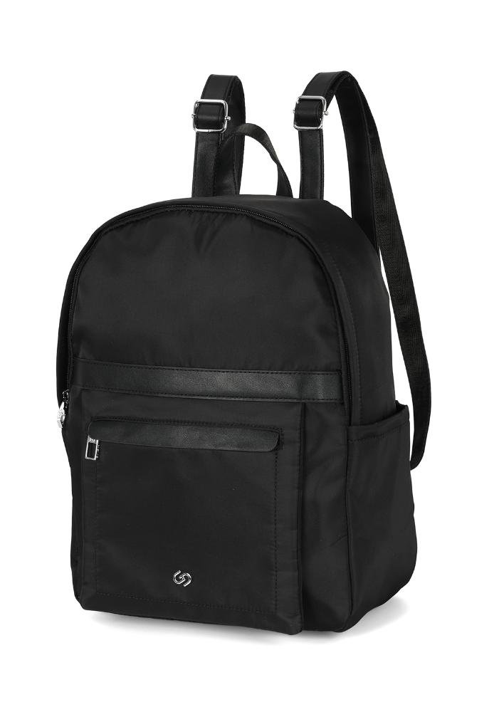 Mochila Feminina Gash Em Náilon Preto 2