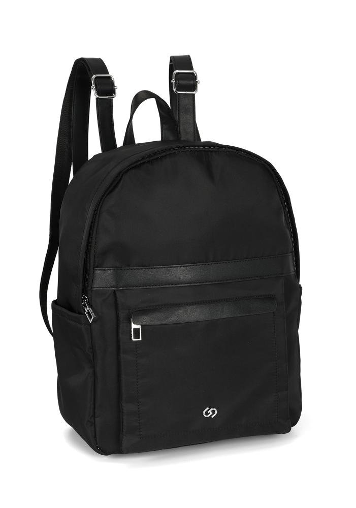 Mochila Feminina Gash Em Náilon Preto 3