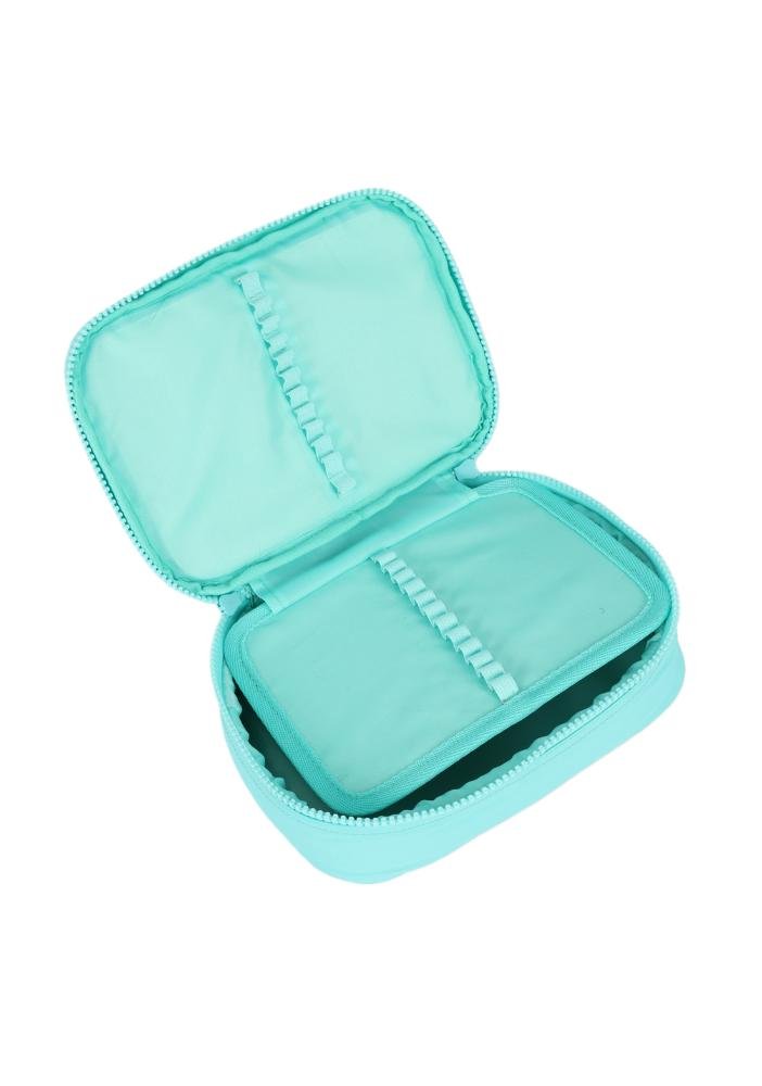 Estojo Box Escolar Juvenil Crinckle Up4you Azul 4