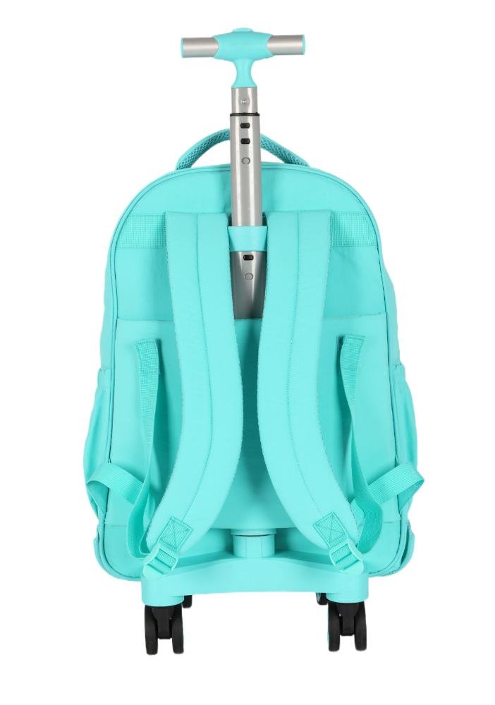 Mochila De Rodinhas Grande Juvenil Crinkle Up4you Azul 4