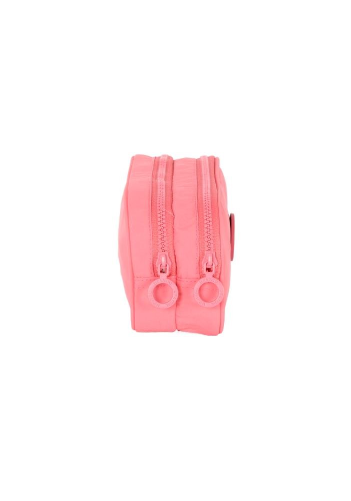Estojo Duplo Juvenil Escolar Crinkle Up4you Salmão 2