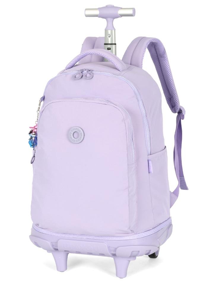 Mochila De Rodinhas Juvenil Crinkle Up4you Roxo 2