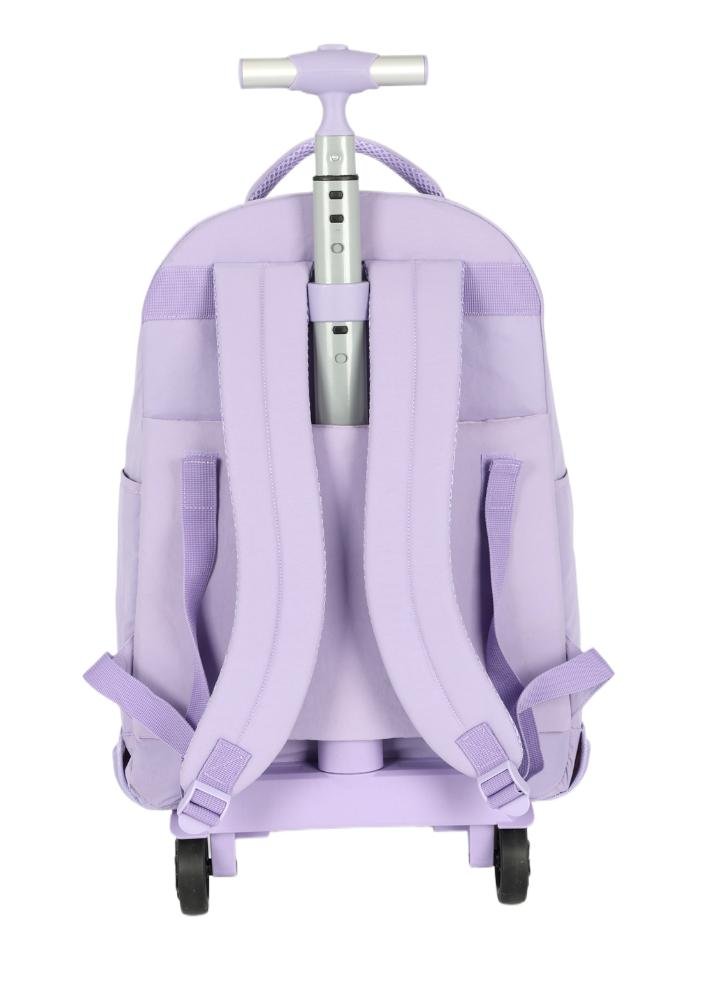 Mochila De Rodinhas Juvenil Crinkle Up4you Roxo 3