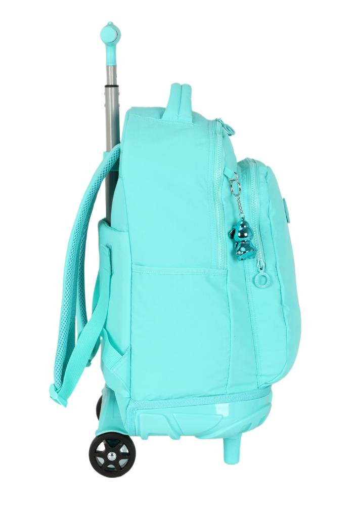 Mochila De Rodinhas Juvenil Crinkle Up4you Azul 2