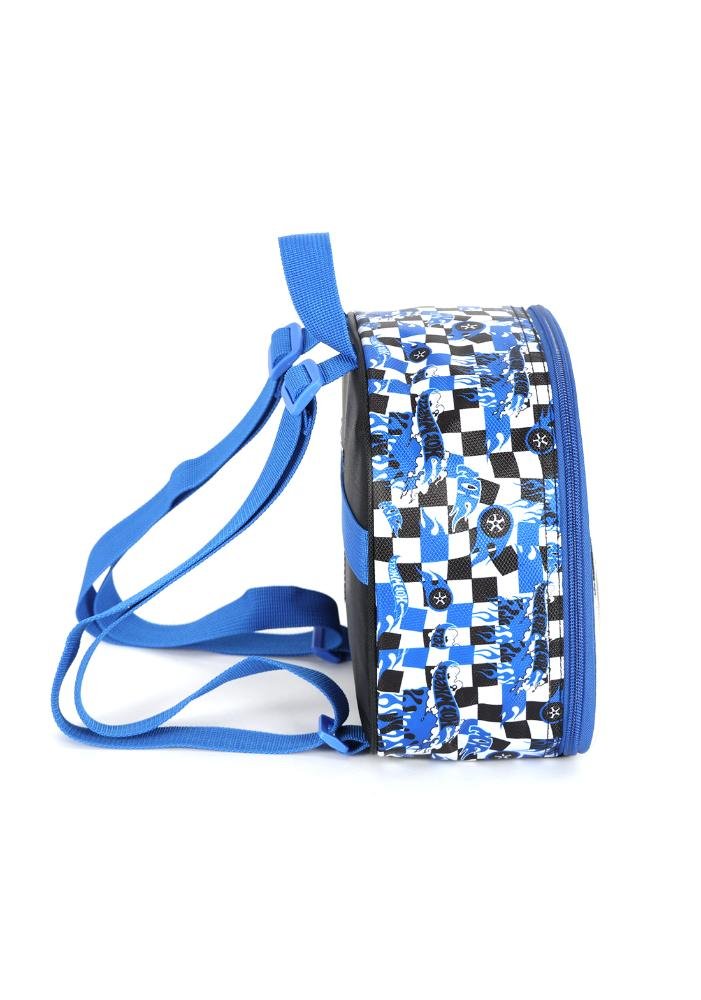 Lancheira Escolar Infantil Hot Wheels Up4you Azul 3