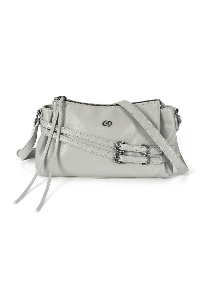 Bolsa Sarah Transversal Feminina Gash Cinza 2