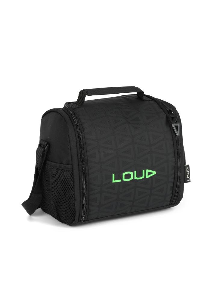 Lancheira Loud Porta Garrafa Juvenil Up4you Preto 2