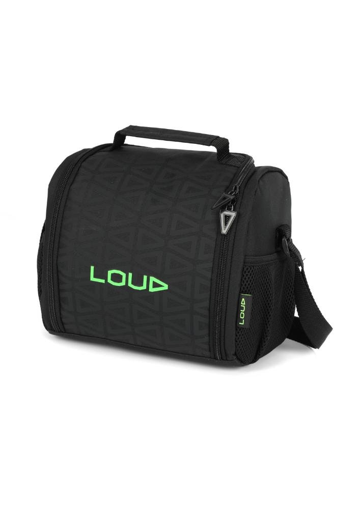 Lancheira Loud Porta Garrafa Juvenil Up4you Preto 3