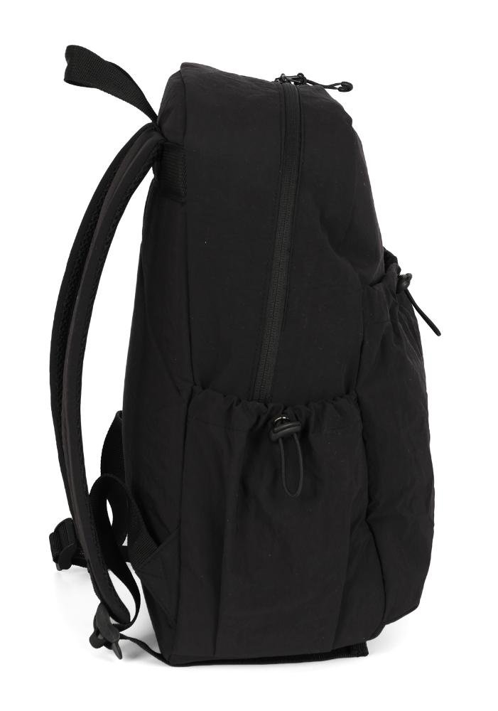Mochila de Costas Grande Em PU Com Compartimento para Notebook Preto 3