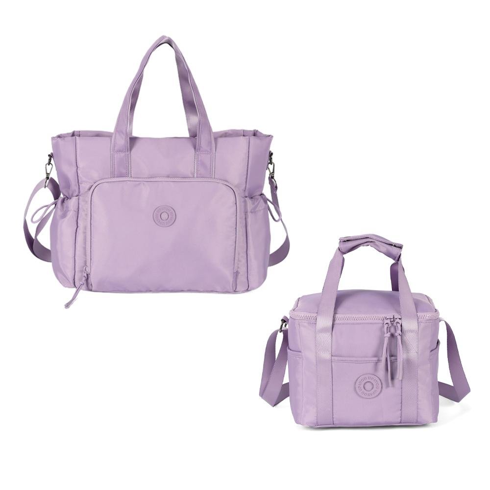 Kit Bolsa Tote College Grande e Lancheira Juvenil Up4You