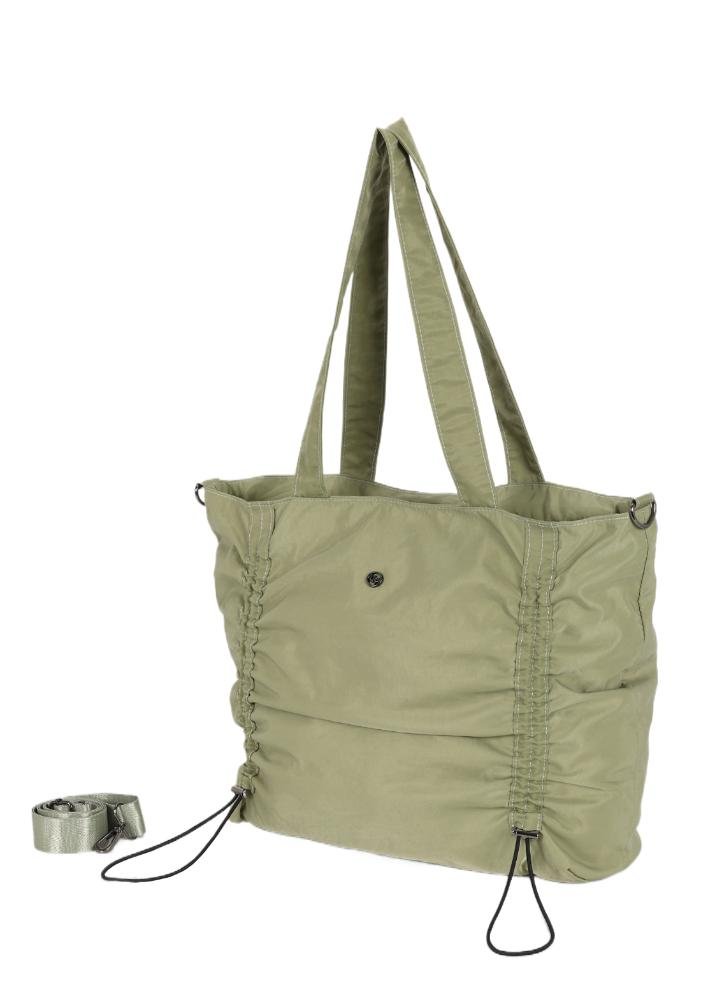 Bolsa Tote Sabrina Em Náilon Up4you Verde 3