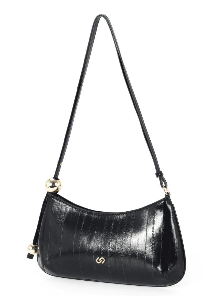 Bolsa Baguette Feminina Alice Gash Preto 3