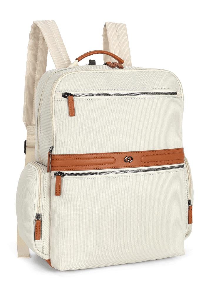 Mochila Feminina Gash C/ Compartimento para Notebook Bege 2