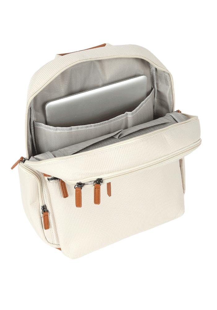 Mochila Feminina Gash C/ Compartimento para Notebook Bege 6