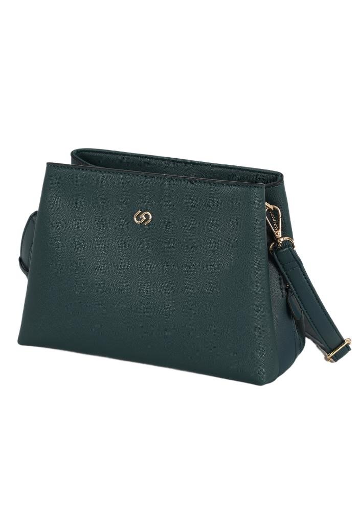 Bolsa Feminina Carol Transversal Gash Verde Escuro 3
