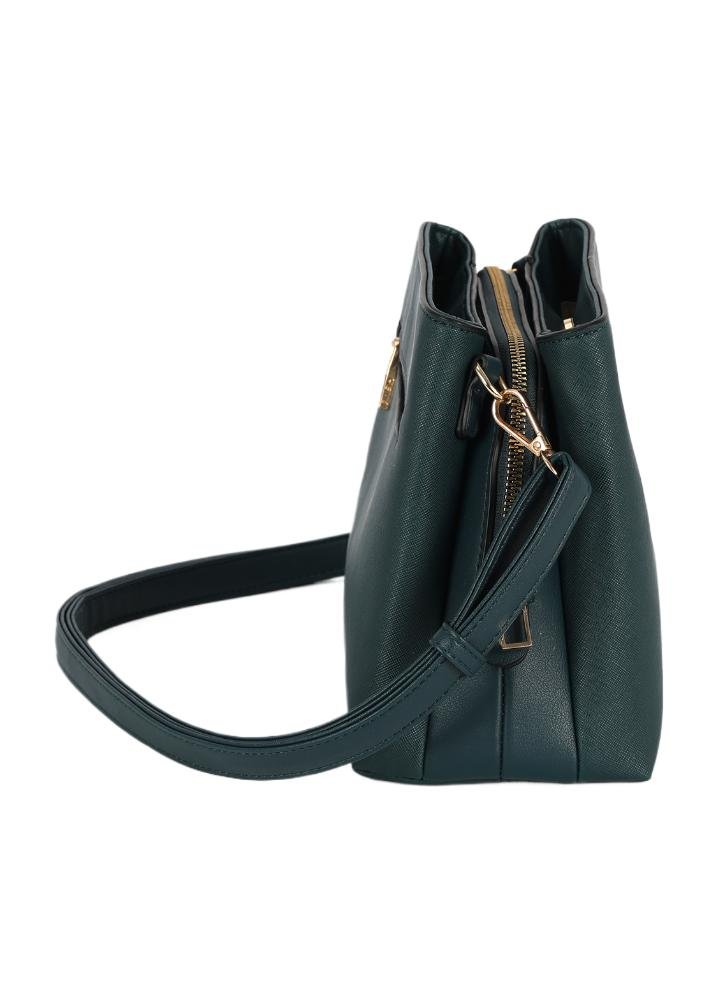 Bolsa Feminina Carol Transversal Gash Verde Escuro 6