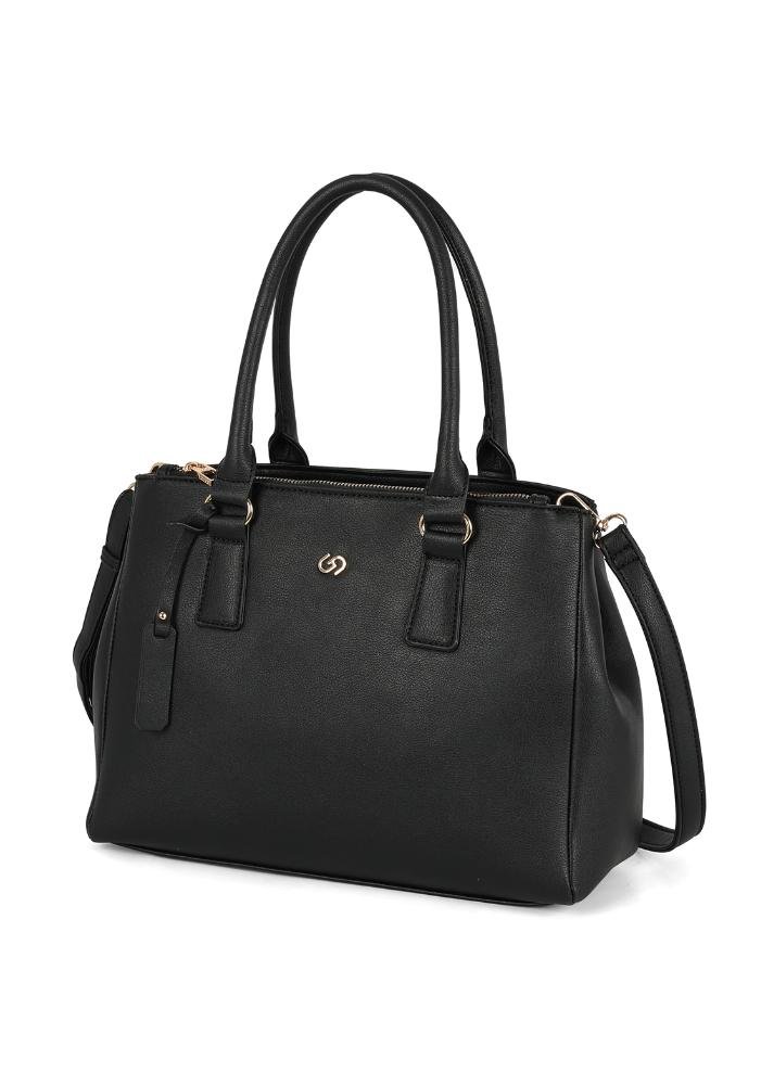 Bolsa Tote Feminina De Ombro Catarina Gash Preto 2