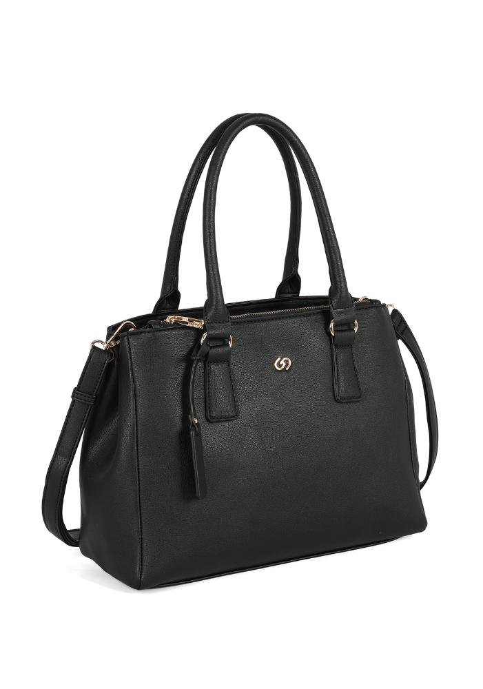 Bolsa Tote Feminina De Ombro Catarina Gash Preto 3