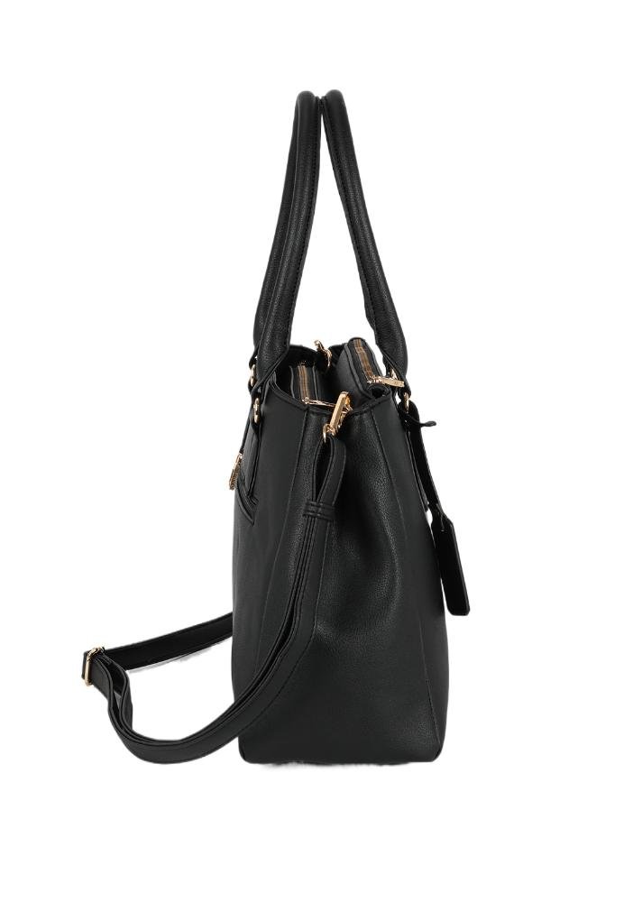Bolsa Tote Feminina De Ombro Catarina Gash Preto 5
