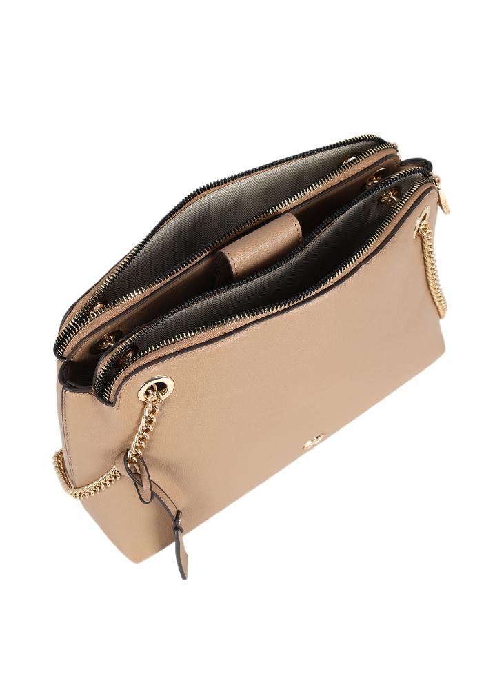 Bolsa Feminina Transversal Catarina Gash Bege 2