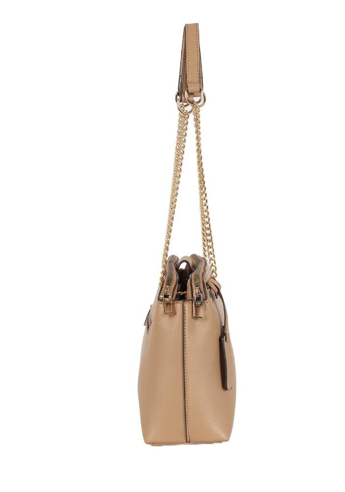 Bolsa Feminina Transversal Catarina Gash Bege 8