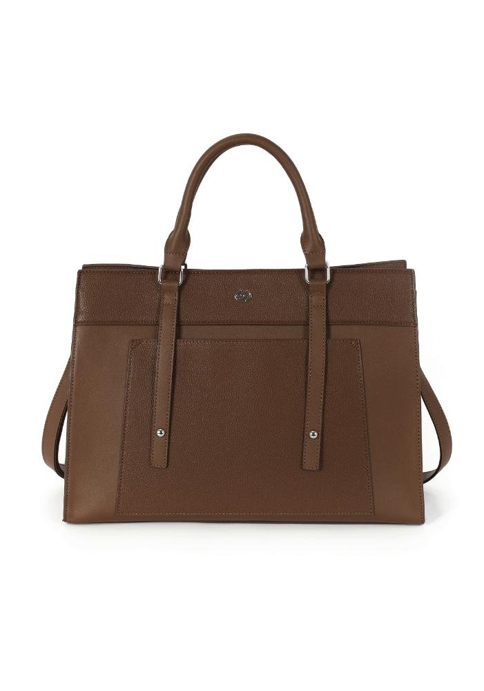 Bolsa Tote Grande De Ombro Em PU Gash