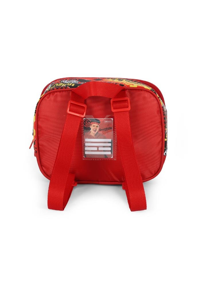 Lancheira Infantil Enaldinho Com Alça Carona By Up4you Preto 5