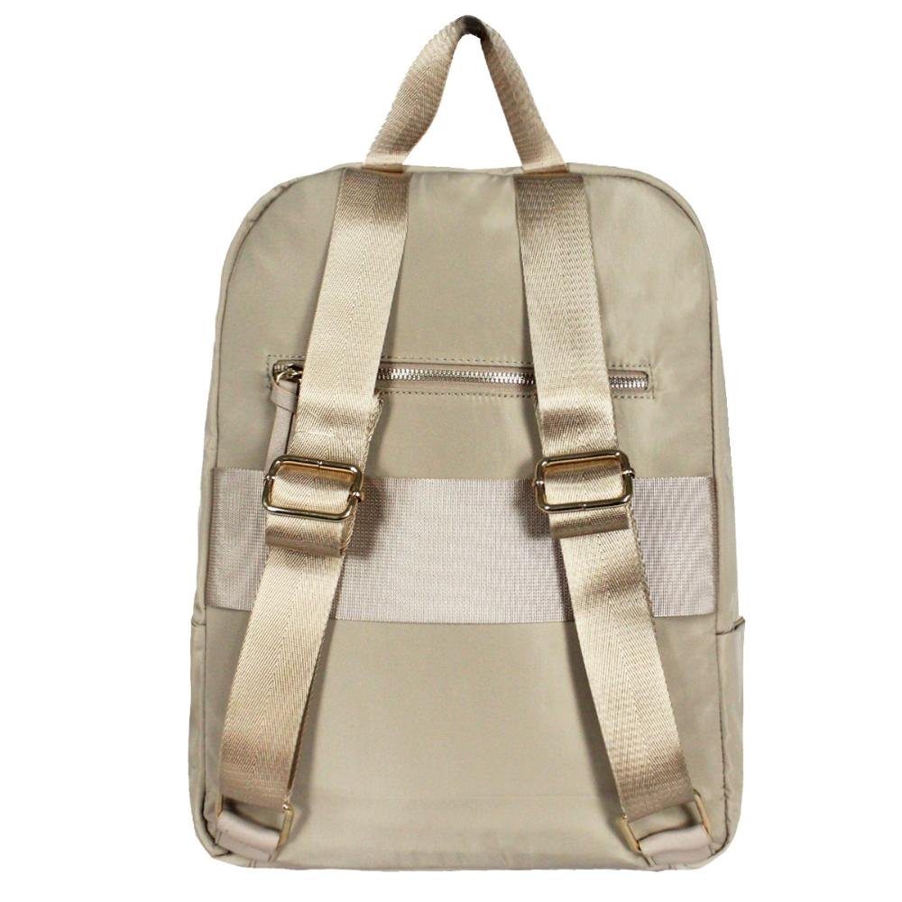 Bolsa Costas Notebook Nylon Casual Le Postiche Dourado 3