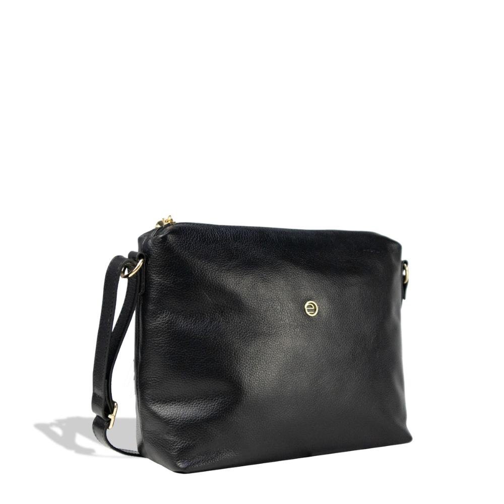 Bolsa Couro Tiracolo Essentials 17512-1A Le Postiche Preto 5