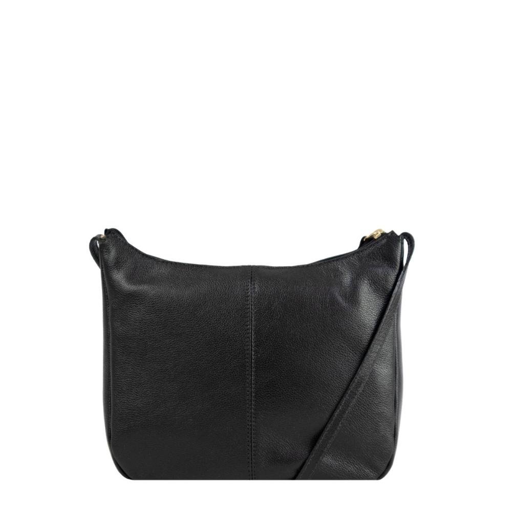 Bolsa Couro Transversal Elisabeth II BM-695 Le Postiche Preto 3