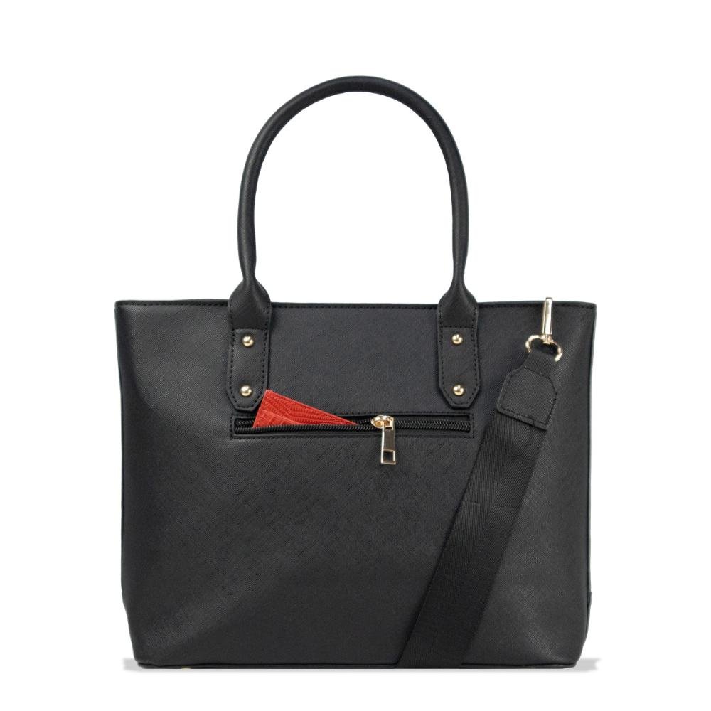Bolsa Mão Essentials SS23016CA Le Postiche Preto 2