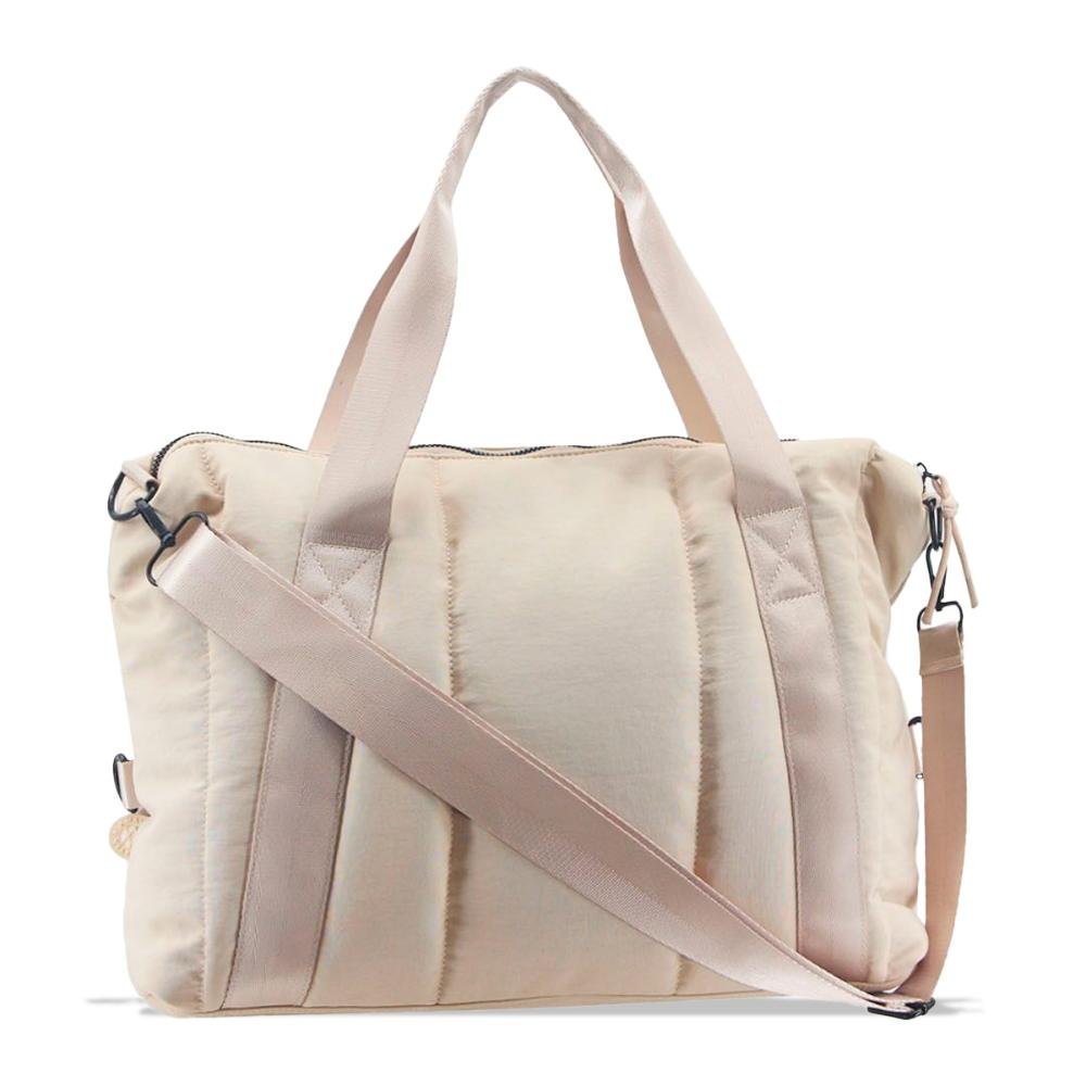 Bolsa Mão New Sport Fitness Nylon Amayra Bege 2